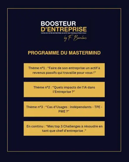 Programme du Mastermind